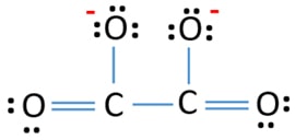 oxalate lewis structur